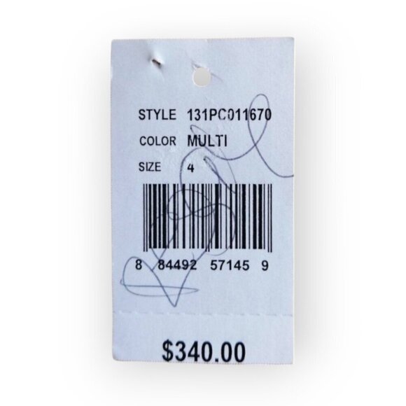 Milly Poppy Floral Sheath Dress Wedding Guest Garden Party Multicolor NWT - Picture 8 of 13